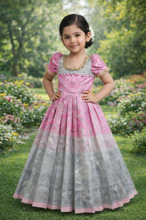 kids gown silk Best kids wear manufacturers in Bangalore